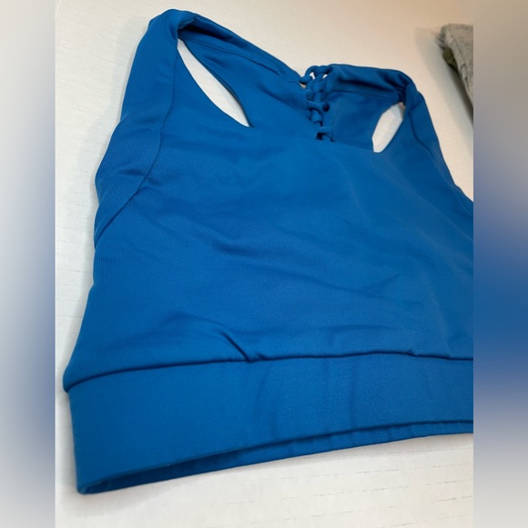 Gymshark Horizon Sport Lace Up Back Bikini Top - Picture 3 of 7